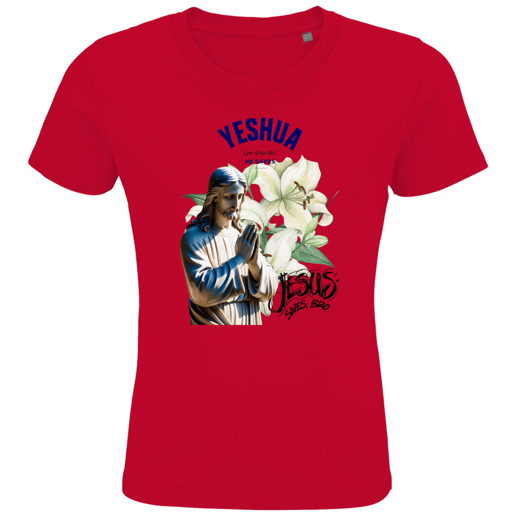 JESUS SAVES BRO - YESHUA - T-SHIRT KIDS