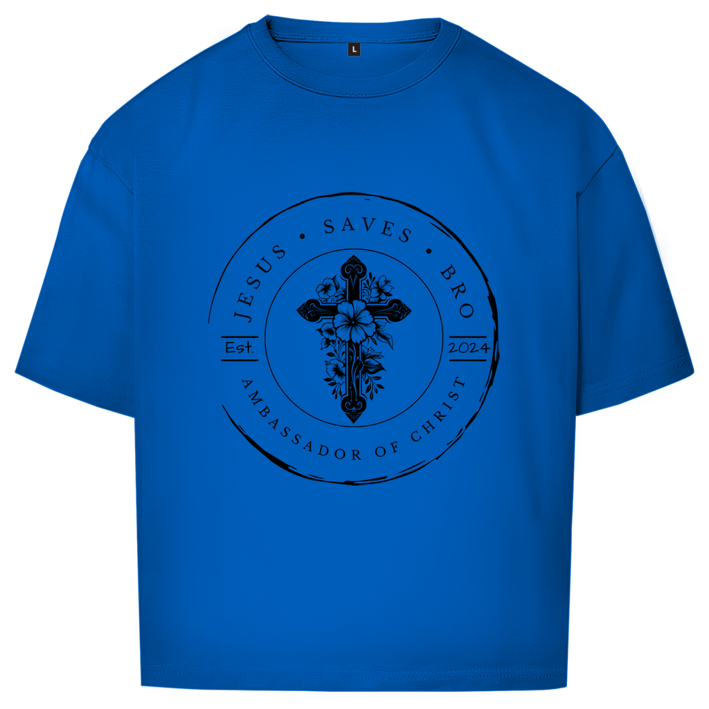 JESUS SAVES BRO - JSB-LOGO - OVERSIZE SHIRT - UNISEX