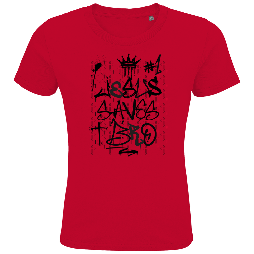 JESUS SAVES BRO - JSB-GRAFFITI STYLE - T-SHIRT KIDS