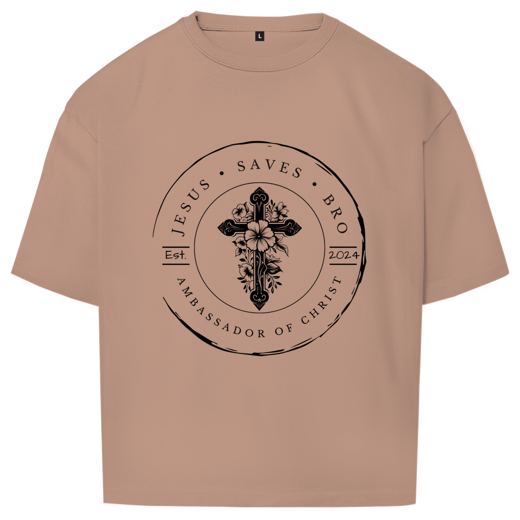 JESUS SAVES BRO - JSB-LOGO - OVERSIZE SHIRT - UNISEX