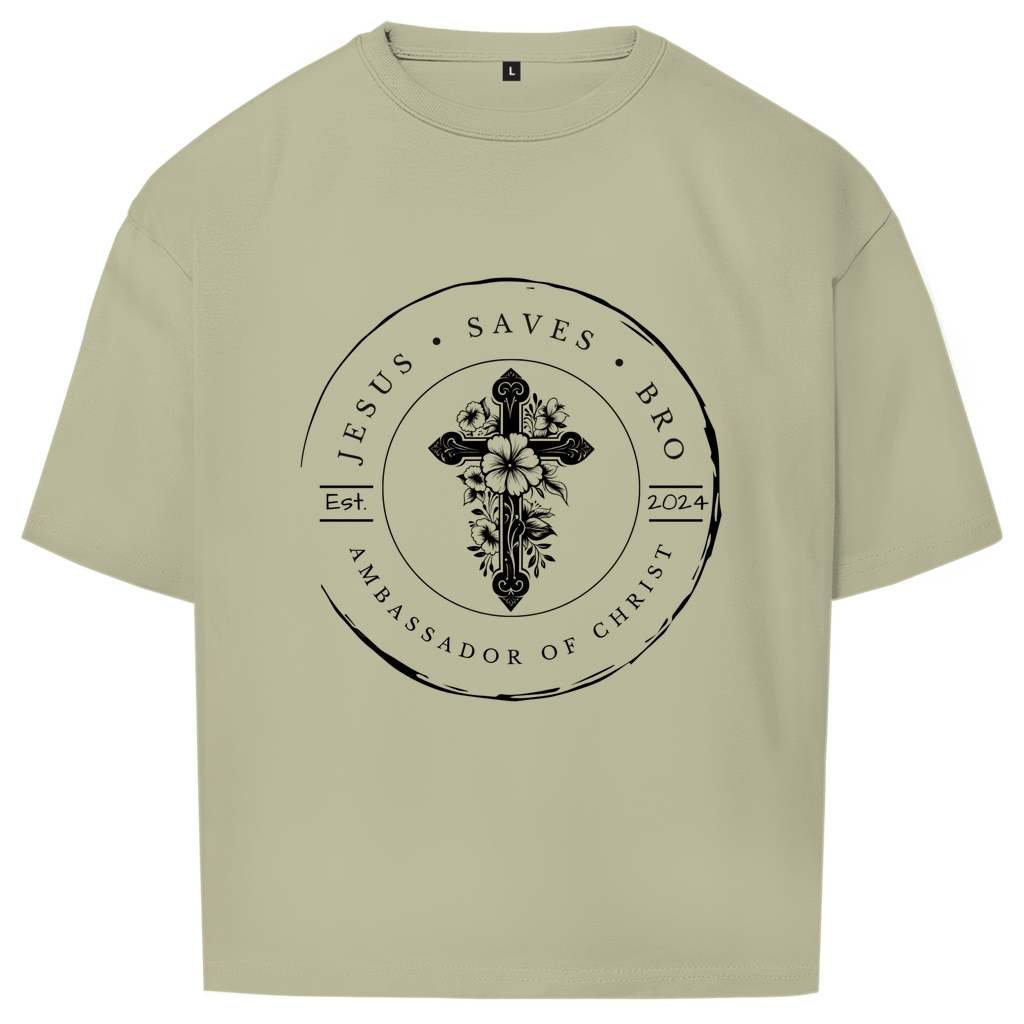 JESUS SAVES BRO - JSB-LOGO - OVERSIZE SHIRT - UNISEX