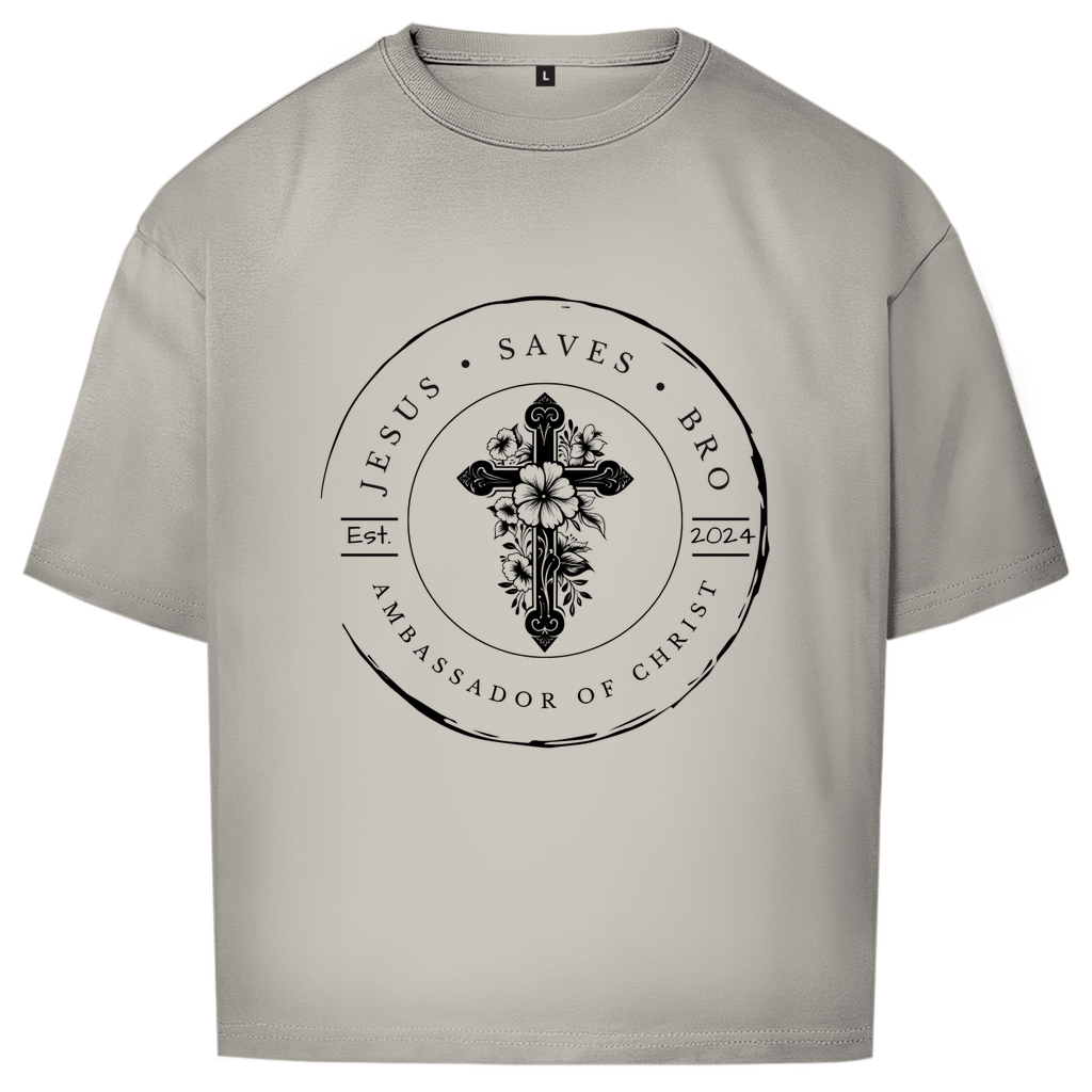 JESUS SAVES BRO - JSB-LOGO - OVERSIZE SHIRT - UNISEX