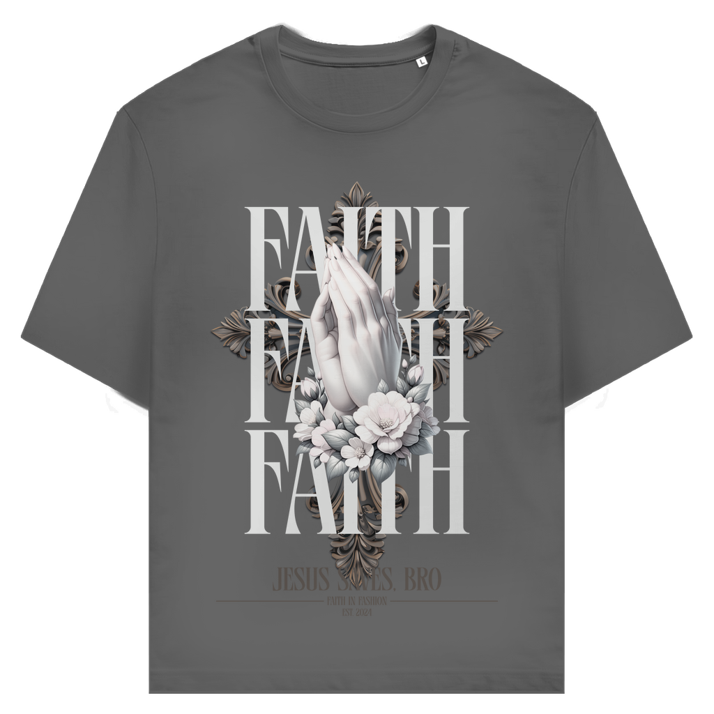 JESUS SAVES BRO - PRAYING HANDS - T-SHIRT - UNISEX