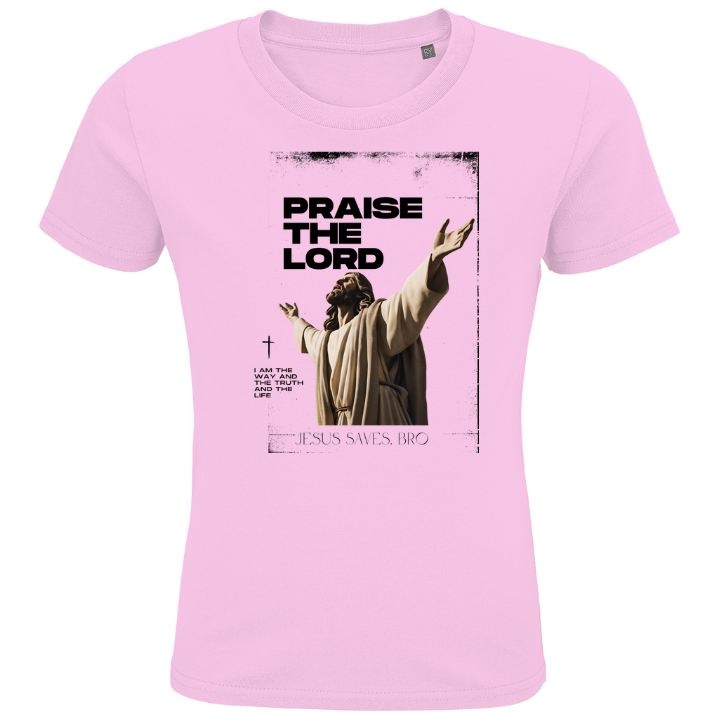JESUS SAVES BRO - PRAISE THE LORD - T-SHIRT KIDS