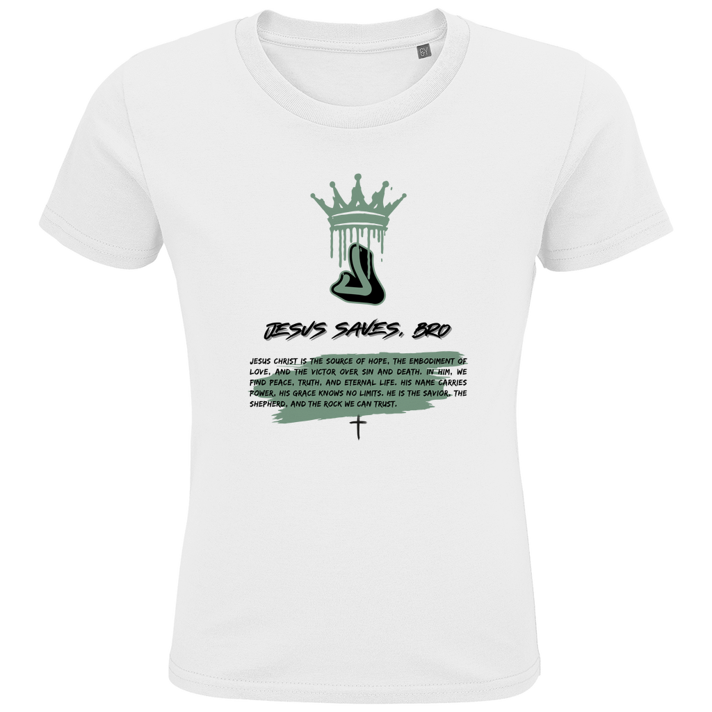 JESUS SAVES BRO - SOURCE OF HOPE - T-SHIRT KIDS