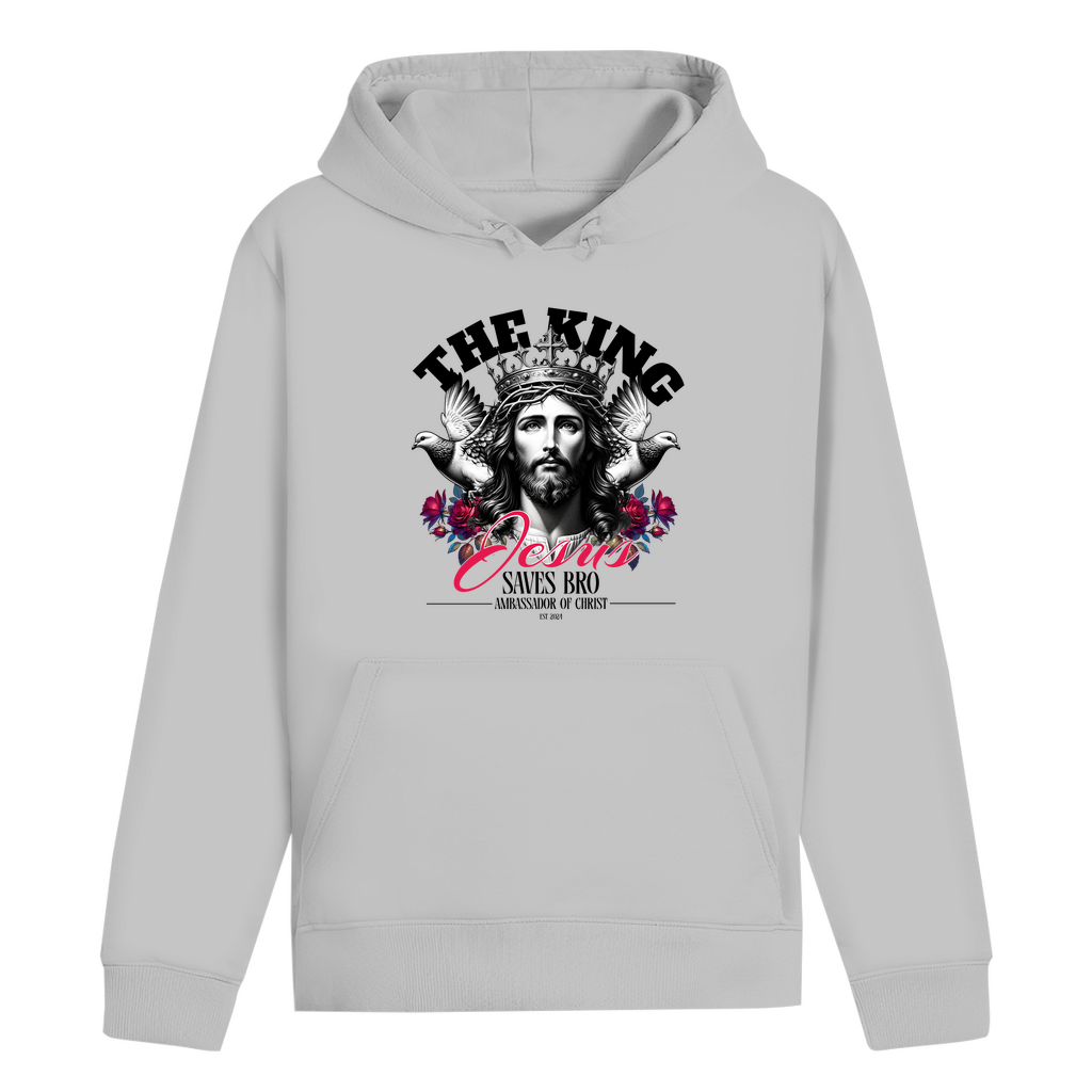 JESUS SAVES BRO - THE KING - HOODIE - UNISEX