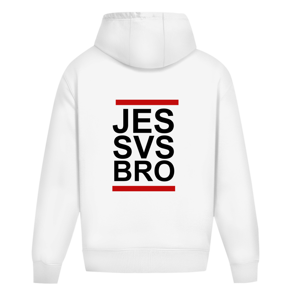 JESUS SAVES BRO - JES SVS BRO - OVERSIZE HOODIE - UNISEX