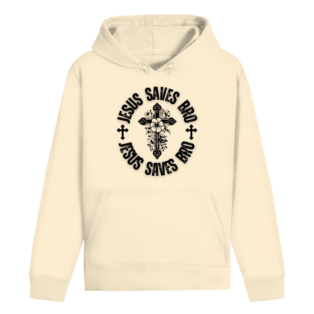 JESUS SAVES BRO - BASIC STYLE - HOODIE - UNISEX