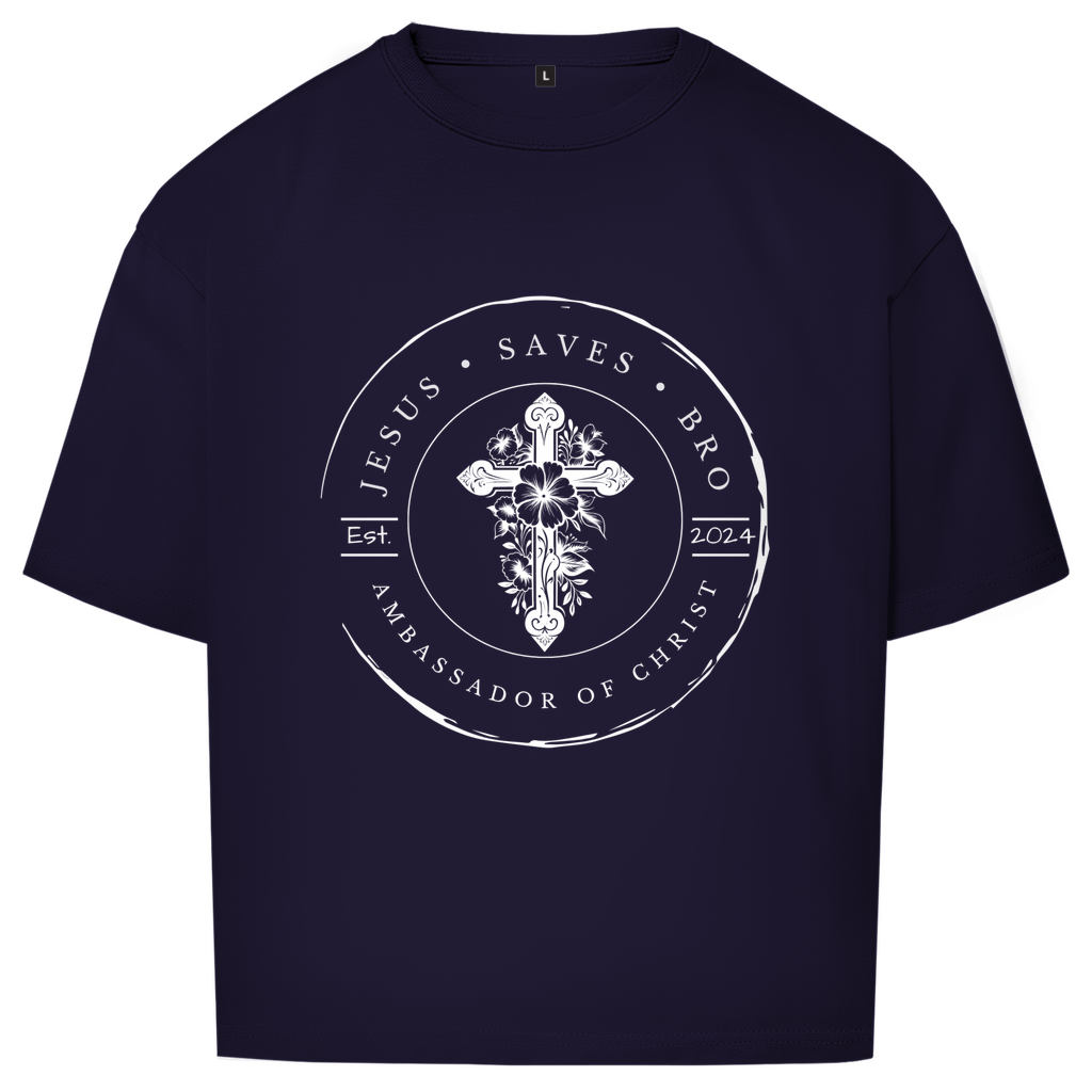 JESUS SAVES BRO - JSB-LOGO - OVERSIZE SHIRT - UNISEX