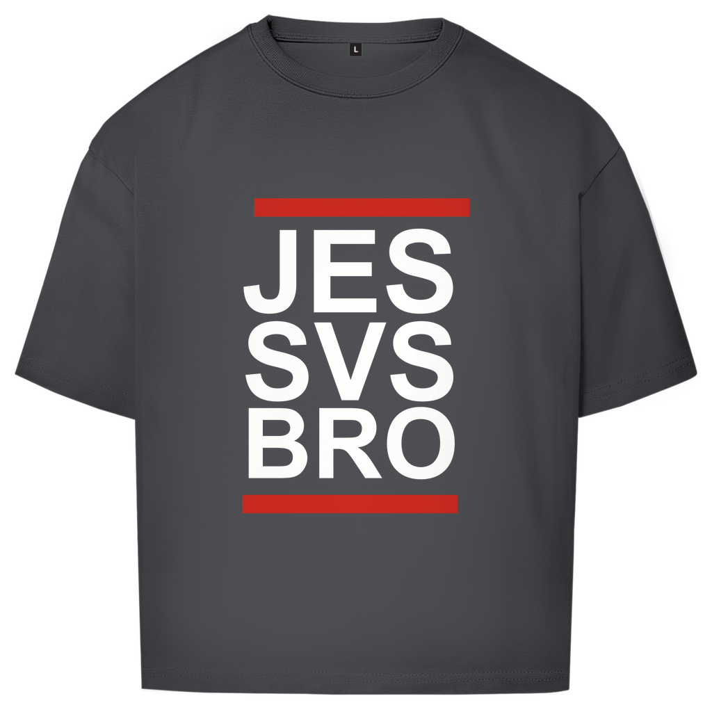 JESUS SAVES BRO - JES SVS BRO - OVERSIZE SHIRT - UNISEX