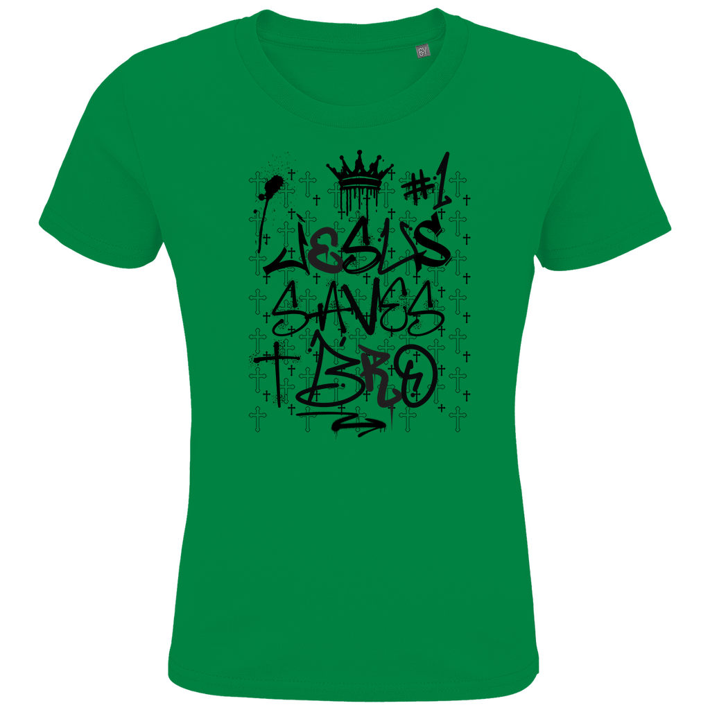 JESUS SAVES BRO - JSB-GRAFFITI STYLE - T-SHIRT KIDS