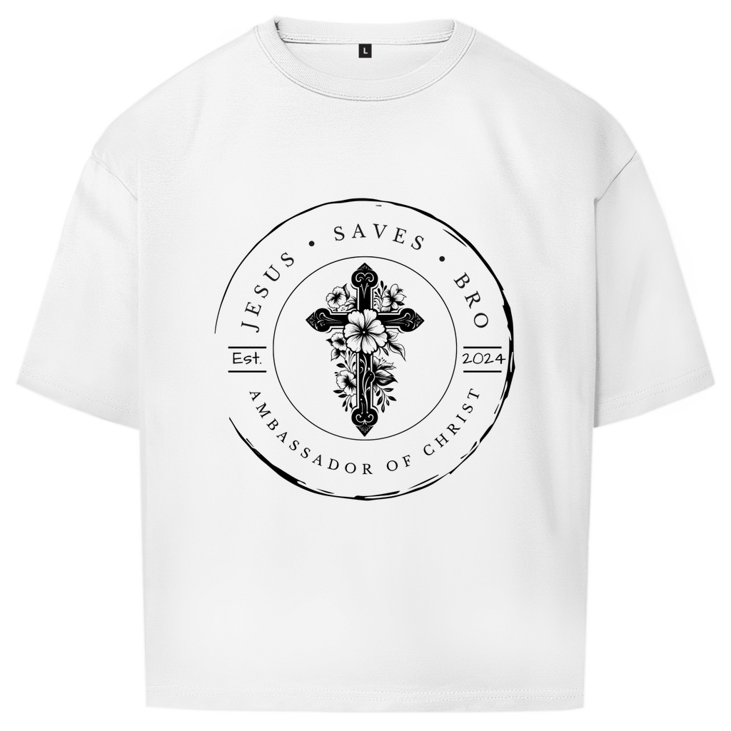 JESUS SAVES BRO - JSB-LOGO - OVERSIZE SHIRT - UNISEX