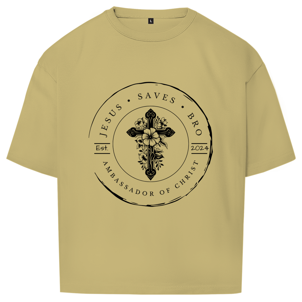JESUS SAVES BRO - JSB-LOGO - OVERSIZE SHIRT - UNISEX