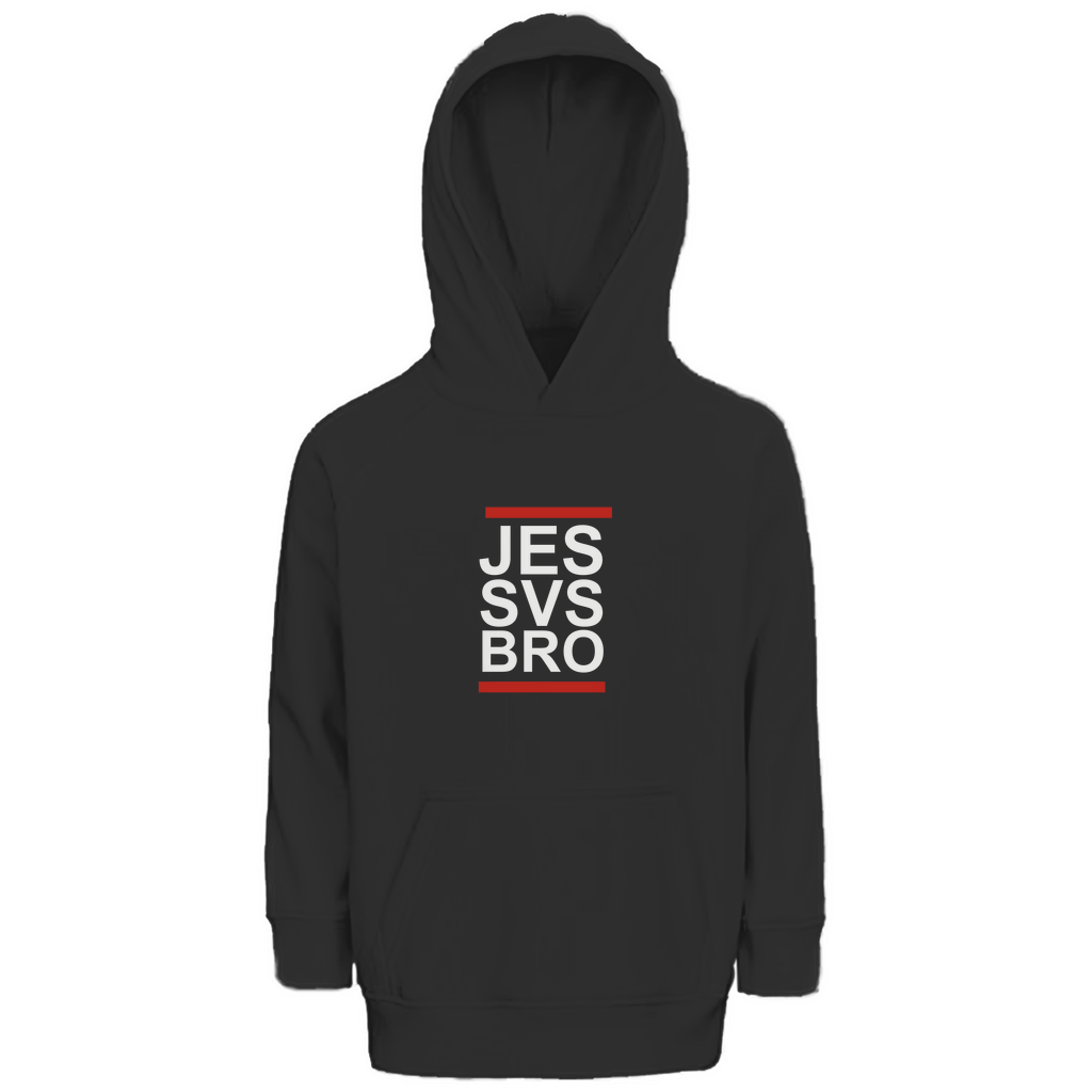 JESUS SAVES BRO - JES SVS BRO - KIDS HOODIE