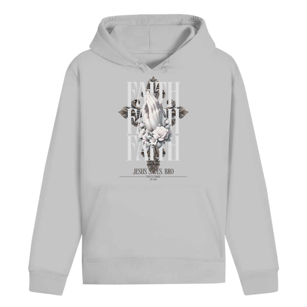 JESUS SAVES BRO - PRAYING HANDS - HOODIE - UNISEX