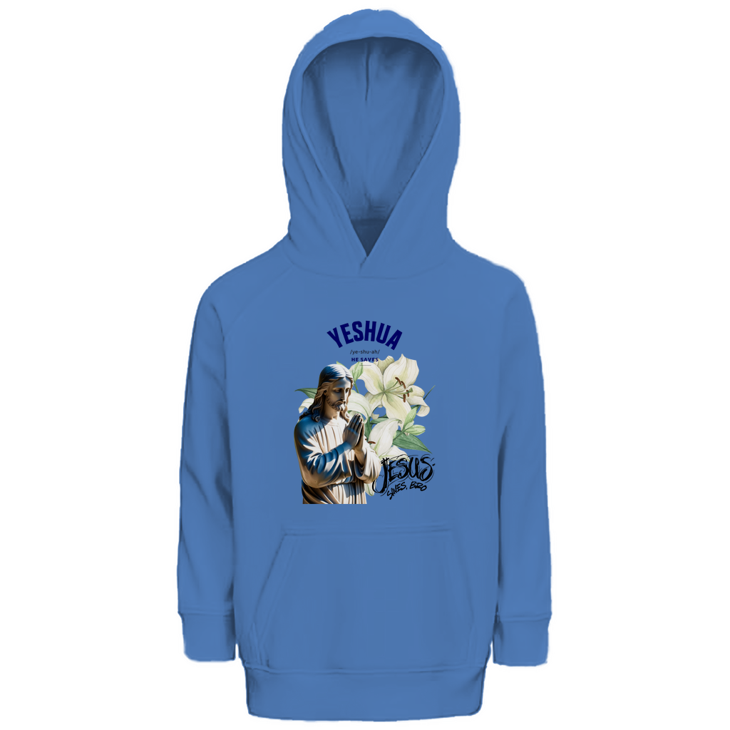 JESUS SAVES BRO - YESHUA - KIDS HOODIE