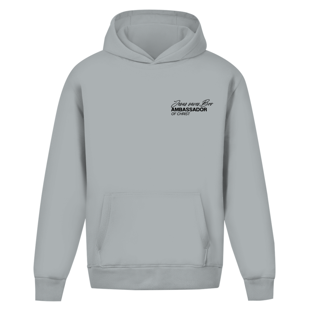 JESUS SAVES BRO - WALKING WITH JESUS - OVERSIZE HOODIE - UNISEX