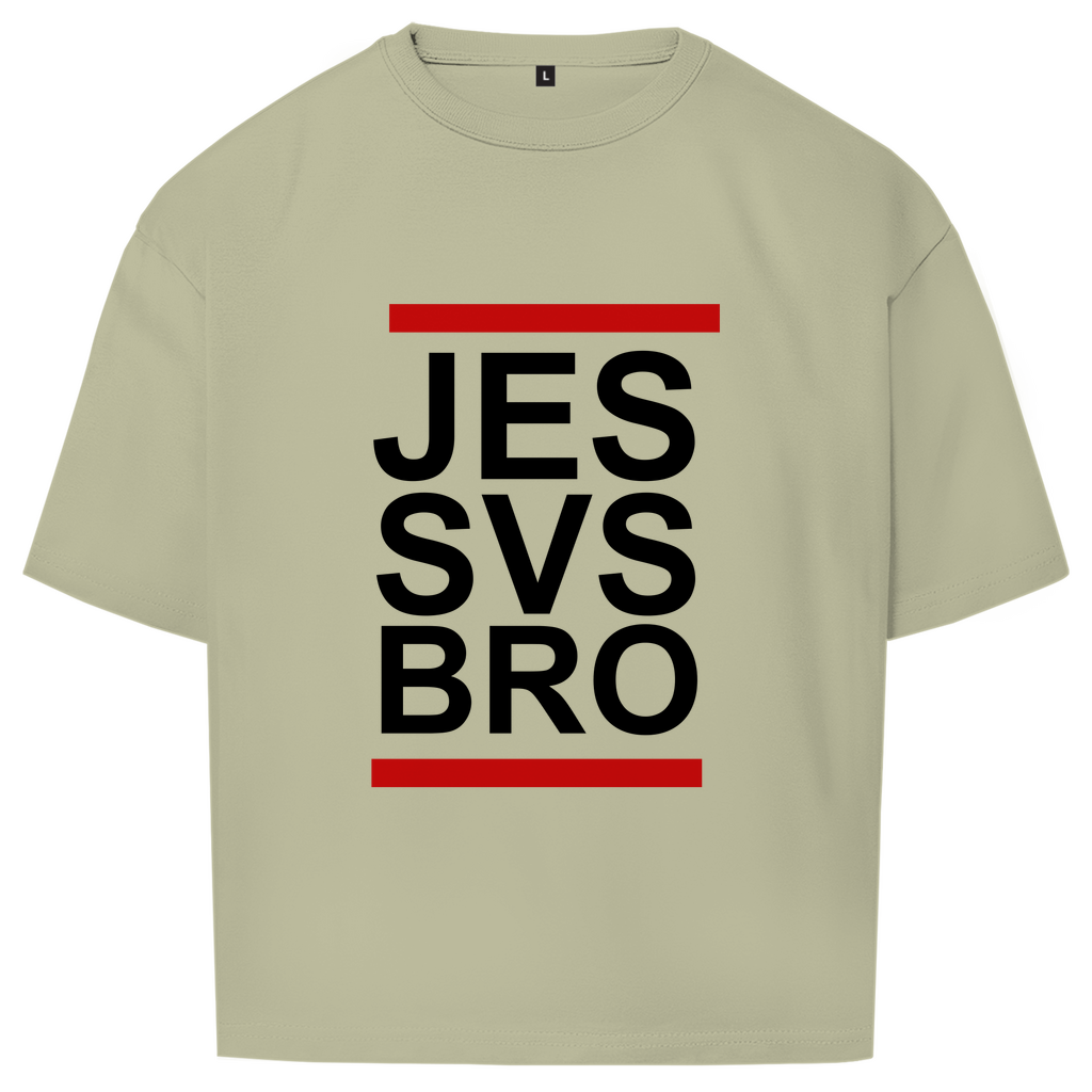 JESUS SAVES BRO - JES SVS BRO - OVERSIZE SHIRT - UNISEX