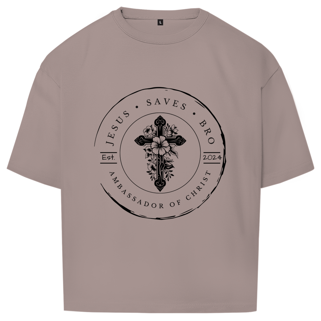 JESUS SAVES BRO - JSB-LOGO - OVERSIZE SHIRT - UNISEX
