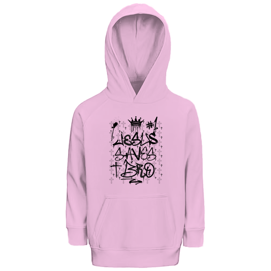 JESUS SAVES BRO - JSB-GRAFFITI STYLE - KIDS HOODIE