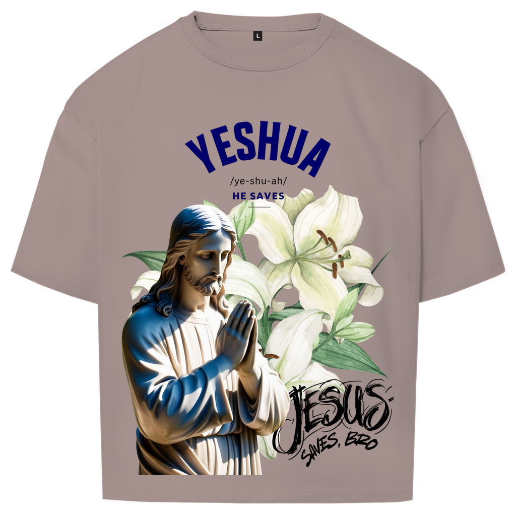 JESUS SAVES BRO - YESHUA - OVERSIZE SHIRT - UNISEX