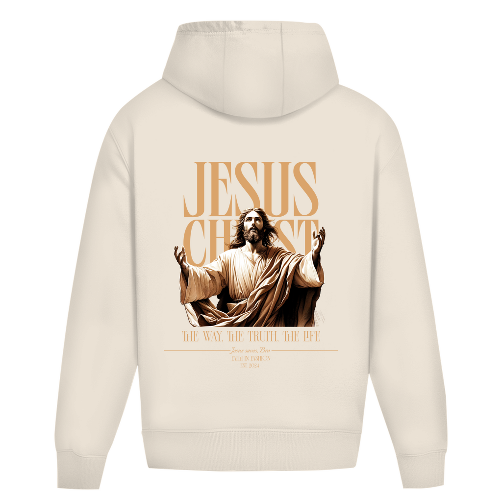 JESUS SAVES BRO - JESUS CHRIST - OVERSIZE HOODIE - UNISEX