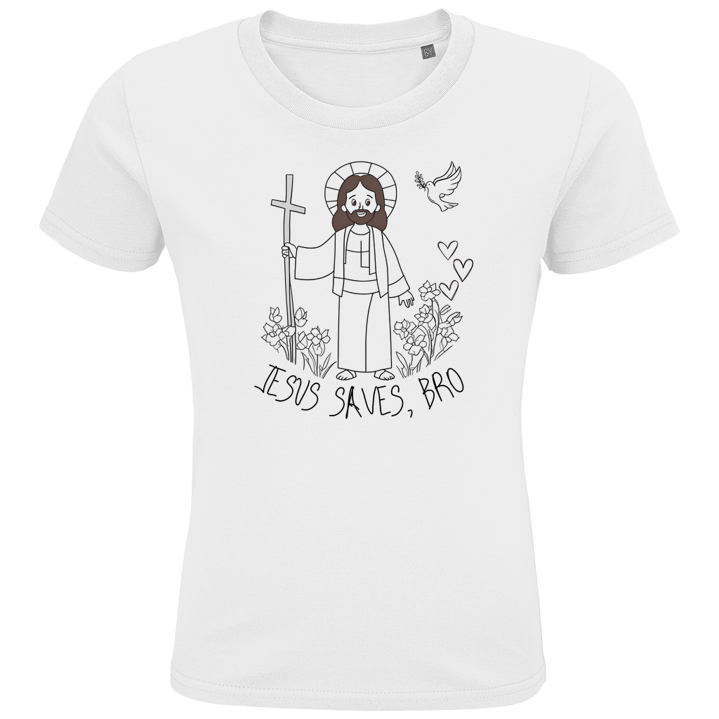 JESUS SAVES BRO - JESUS SAVES - T-SHIRT KIDS