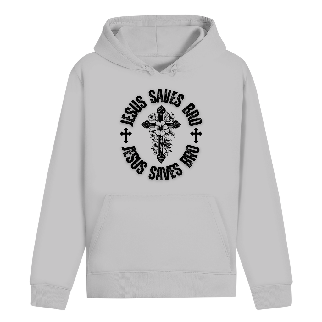 JESUS SAVES BRO - BASIC STYLE - HOODIE - UNISEX