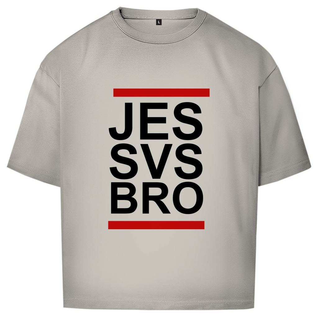 JESUS SAVES BRO - JES SVS BRO - OVERSIZE SHIRT - UNISEX