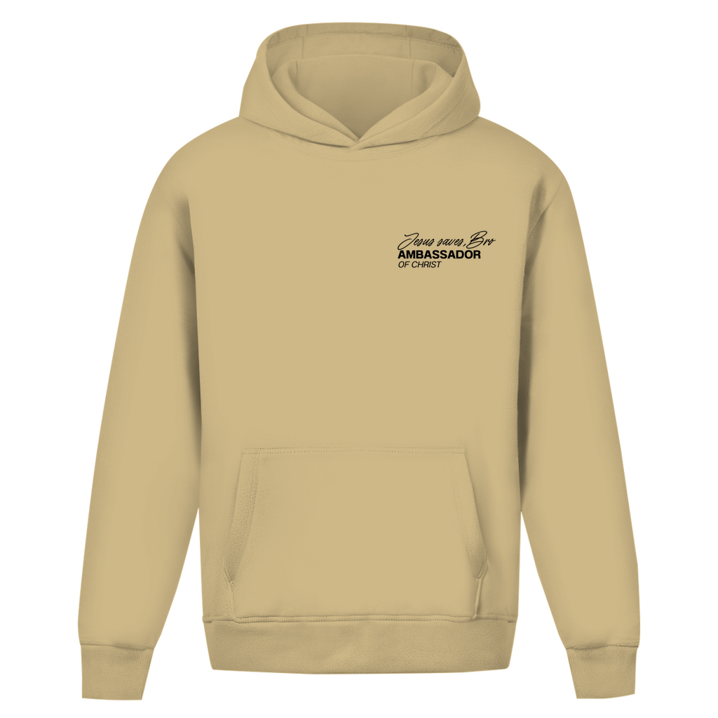 JESUS SAVES BRO - DER HERR IST MEIN FELS - OVERSIZE HOODIE - UNISEX