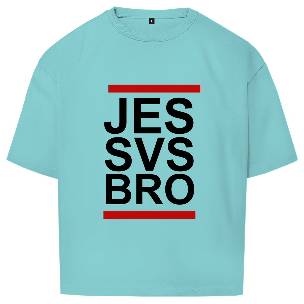 JESUS SAVES BRO - JES SVS BRO - OVERSIZE SHIRT - UNISEX