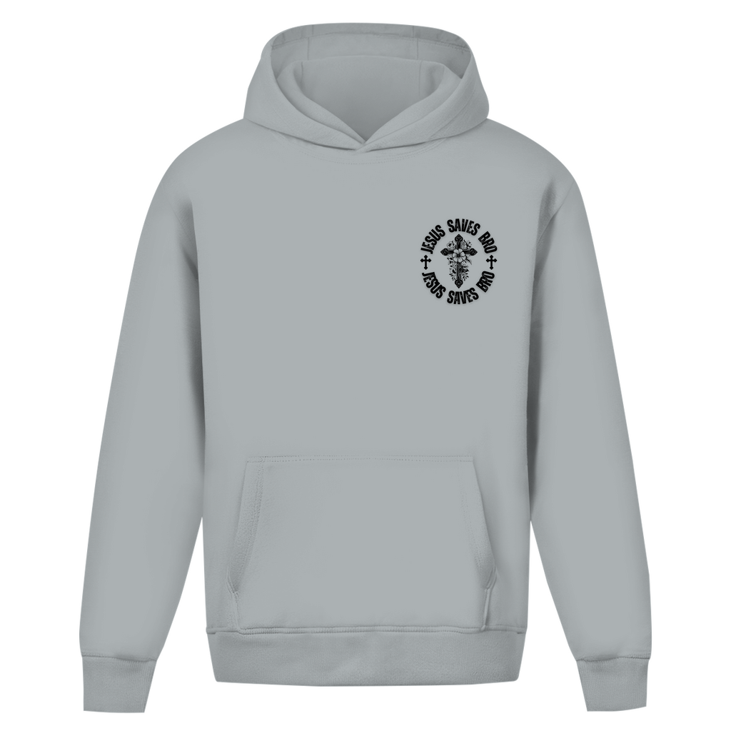 JESUS SAVES BRO - THE KING - OVERSIZE HOODIE - UNISEX