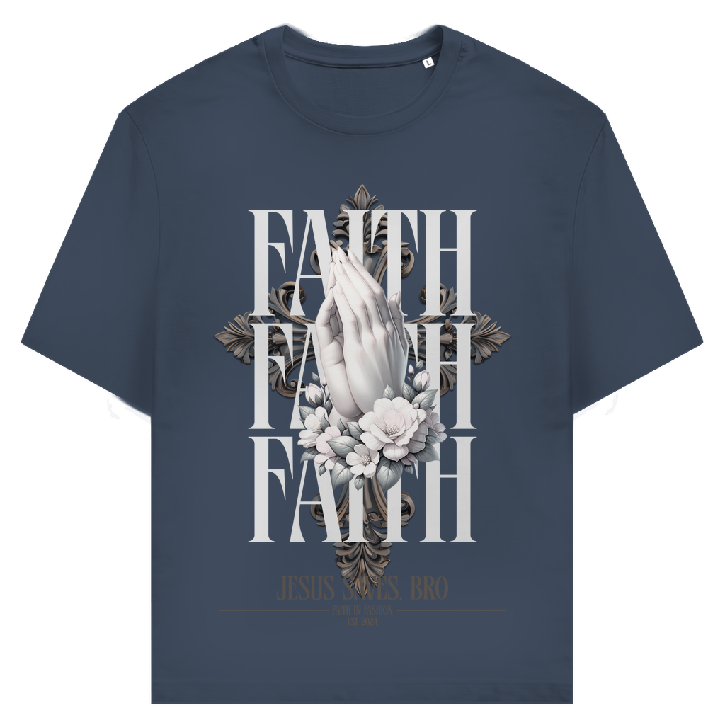 JESUS SAVES BRO - PRAYING HANDS - T-SHIRT - UNISEX