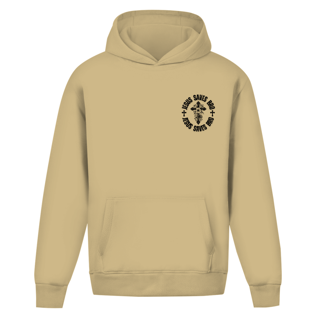 JESUS SAVES BRO - THE KING - OVERSIZE HOODIE - UNISEX