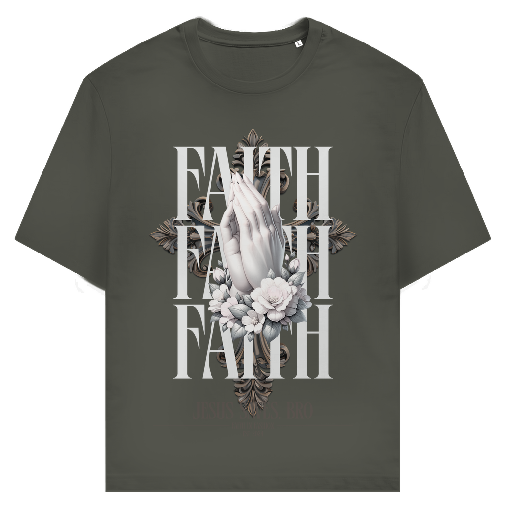 JESUS SAVES BRO - PRAYING HANDS - T-SHIRT - UNISEX