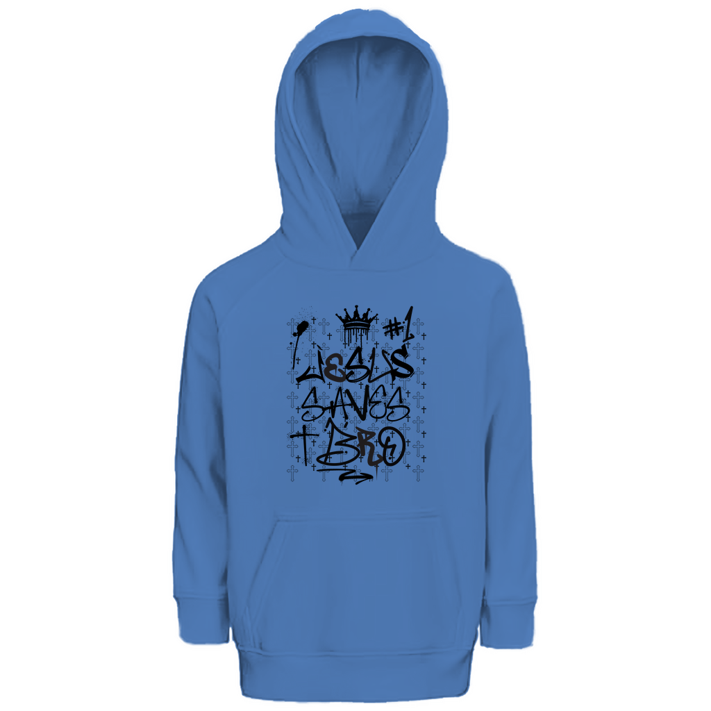 JESUS SAVES BRO - JSB-GRAFFITI STYLE - KIDS HOODIE