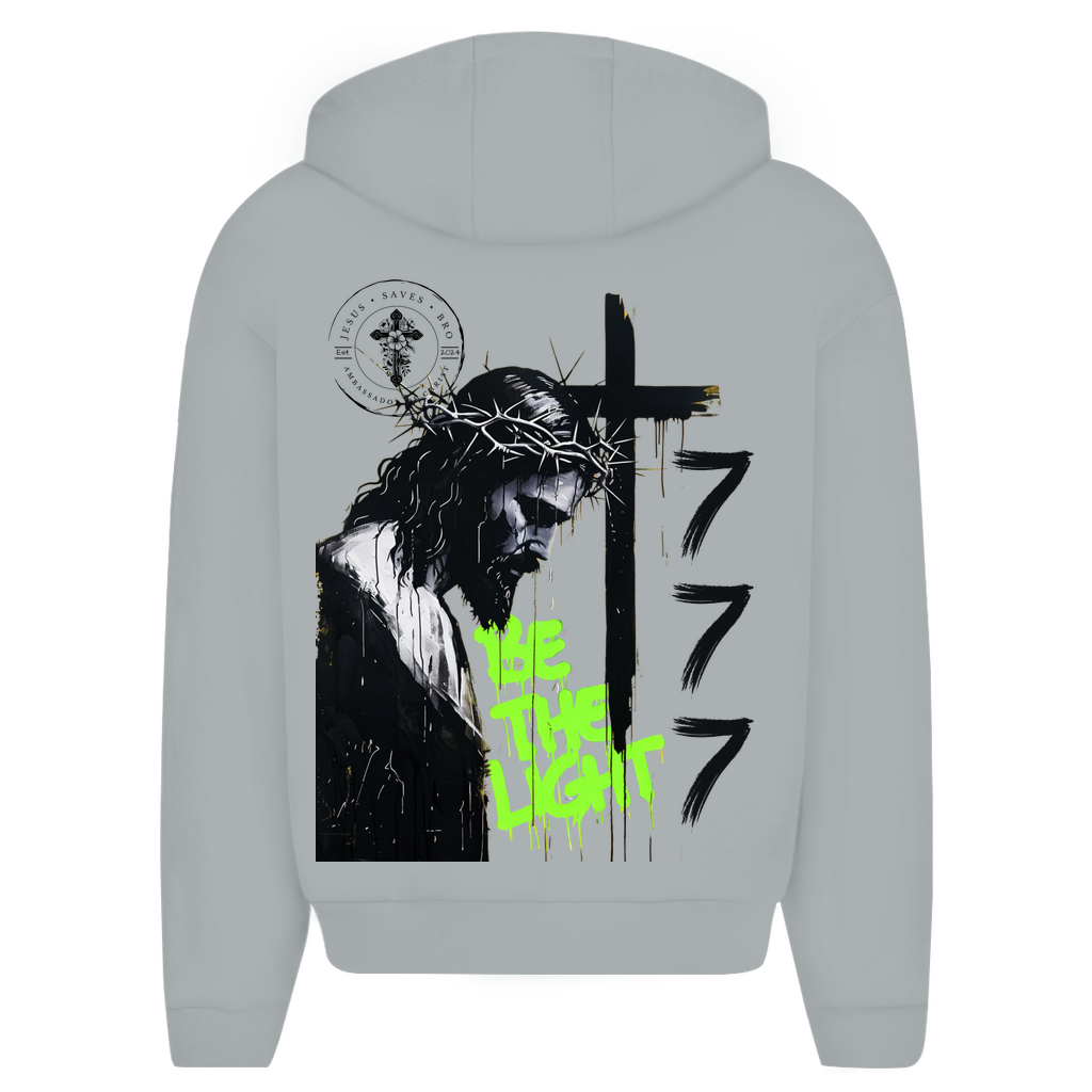 JESUS SAVES BRO - BE THE LIGHT - ZIPPER - UNISEX - OVERSIZE
