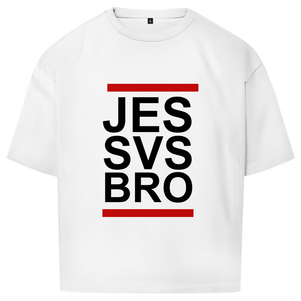 JESUS SAVES BRO - JES SVS BRO - OVERSIZE SHIRT - UNISEX