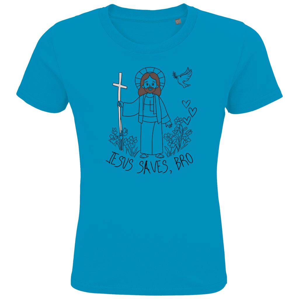 JESUS SAVES BRO - JESUS SAVES - T-SHIRT KIDS