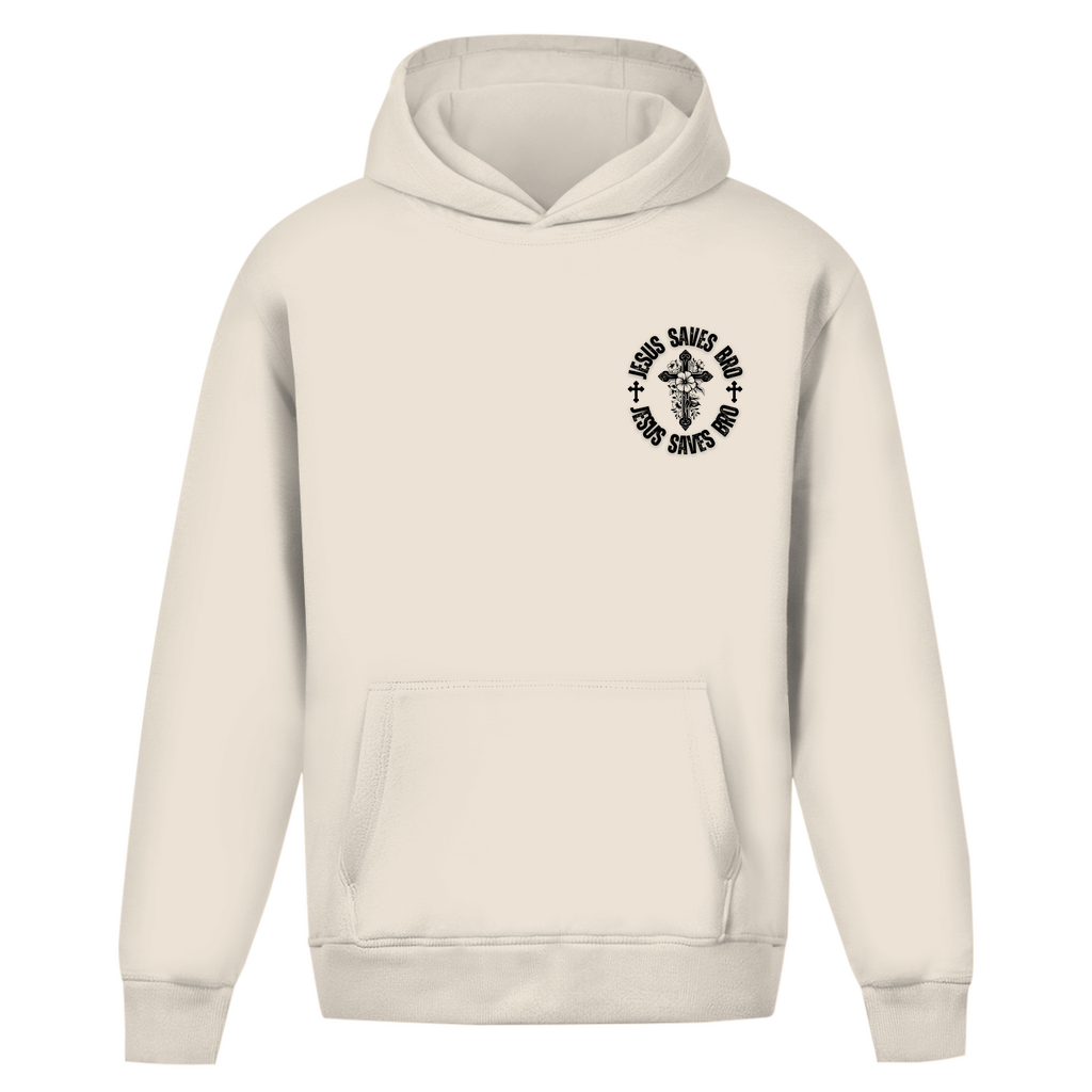 JESUS SAVES BRO - THE KING - OVERSIZE HOODIE - UNISEX