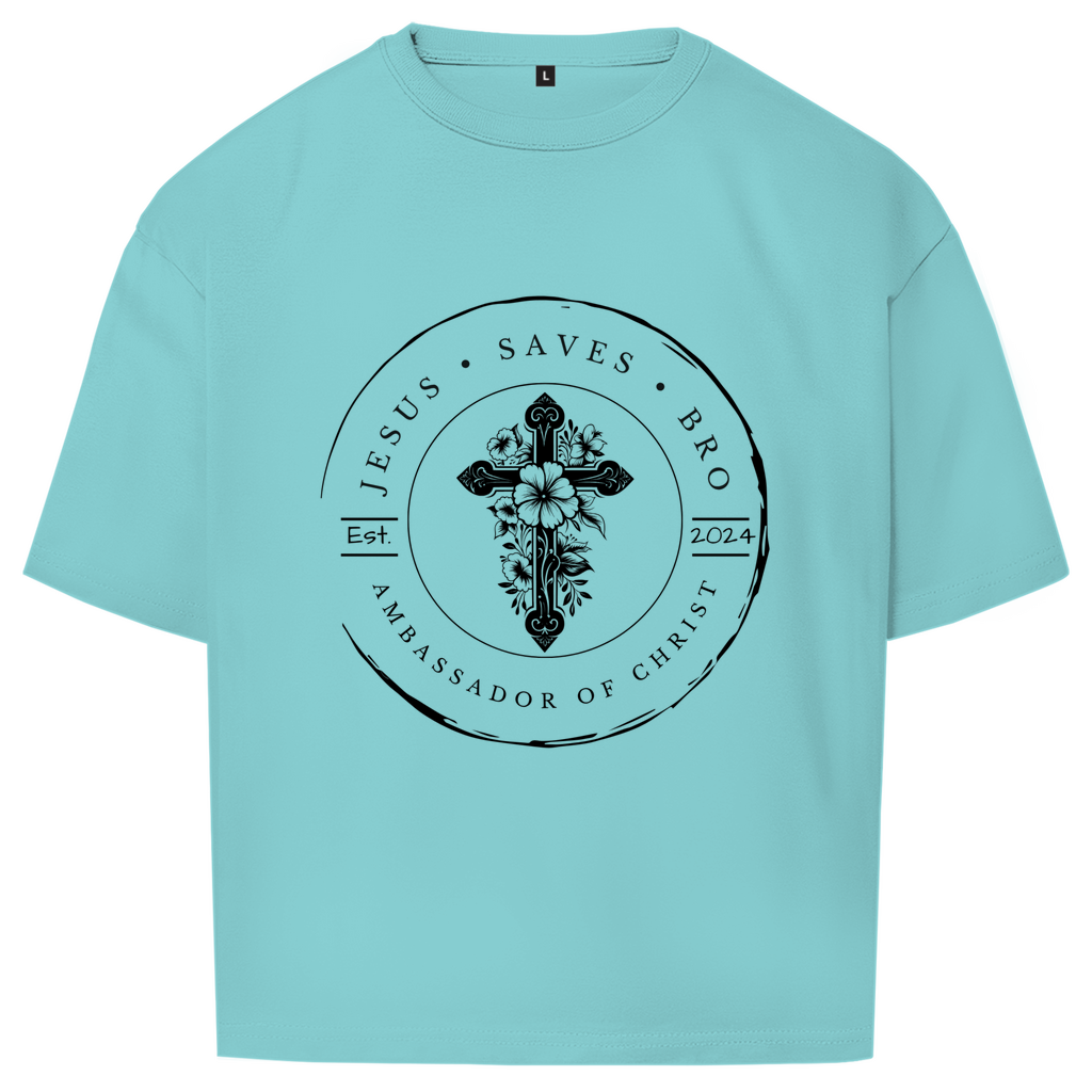 JESUS SAVES BRO - JSB-LOGO - OVERSIZE SHIRT - UNISEX