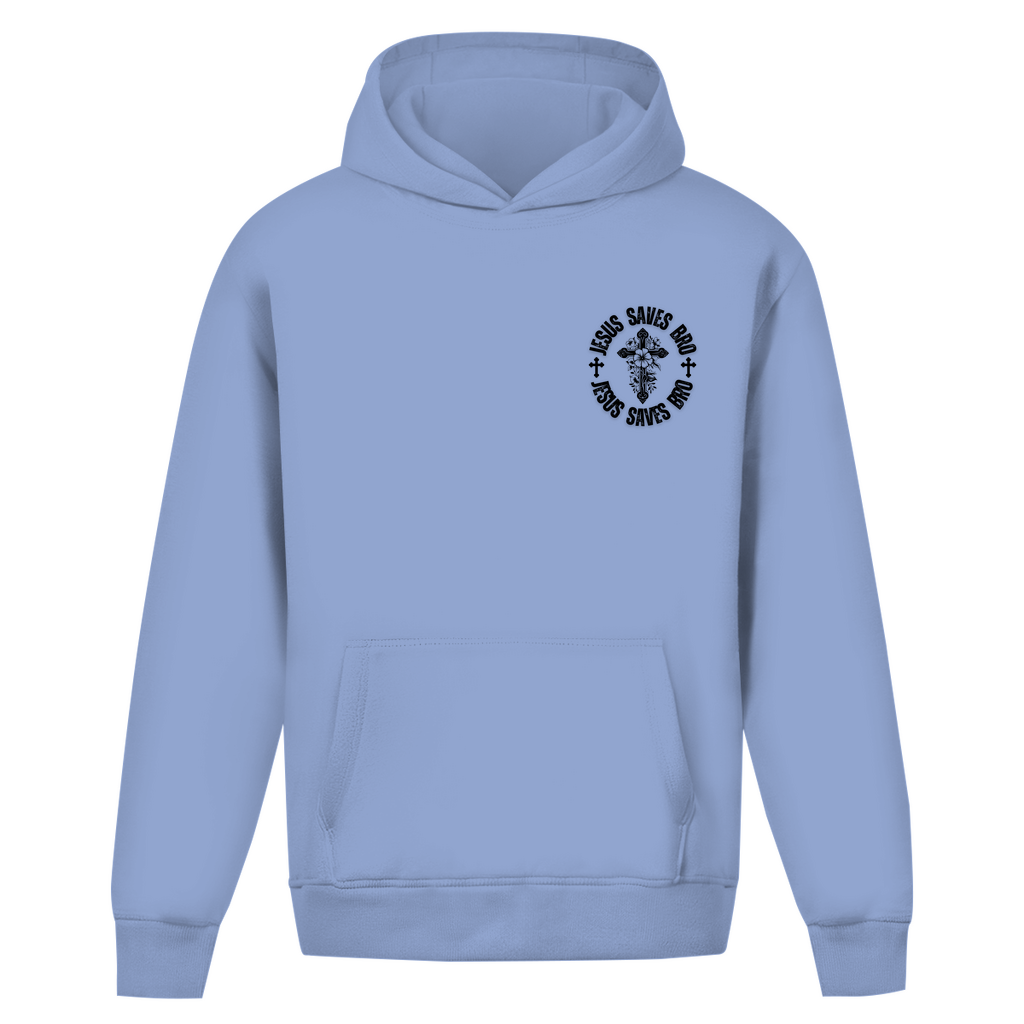 JESUS SAVES BRO - THE KING - OVERSIZE HOODIE - UNISEX