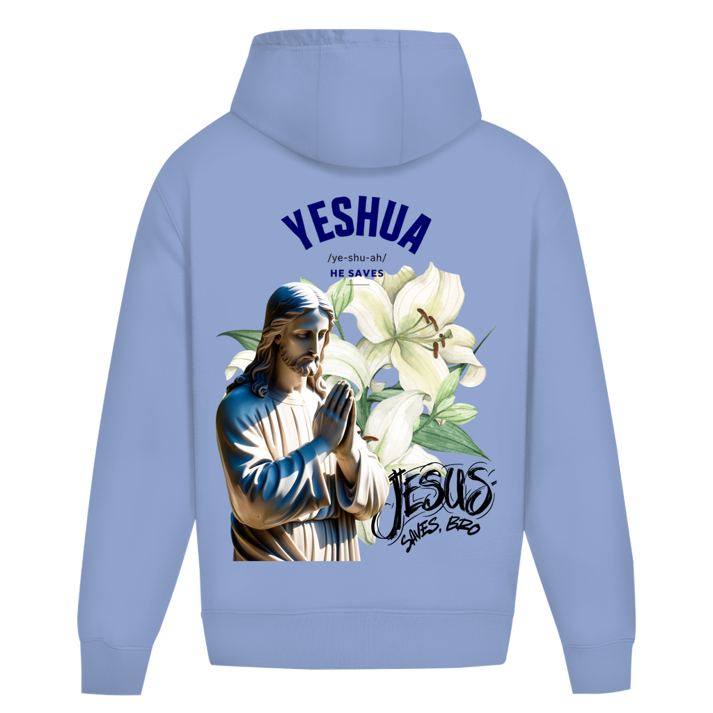 JESUS SAVES BRO - YESHUA - OVERSIZE HOODIE - UNISEX
