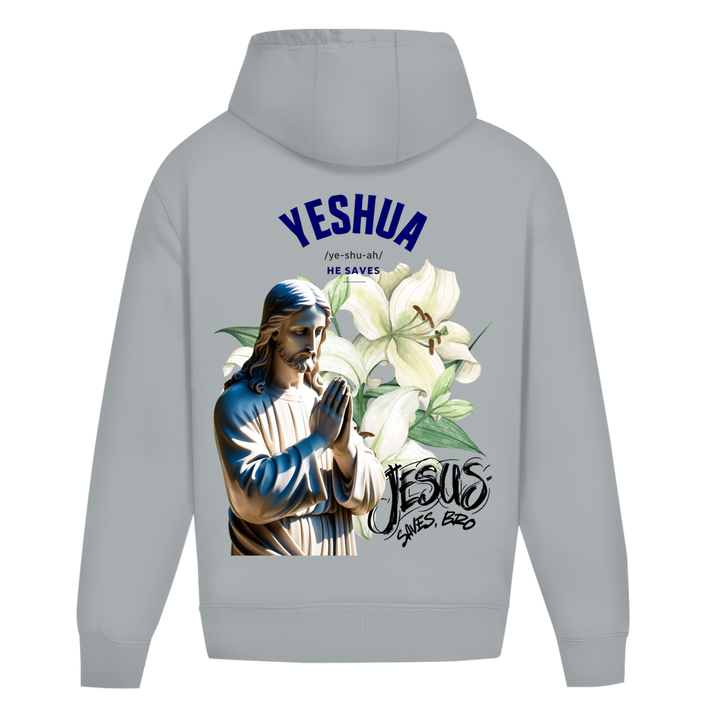 JESUS SAVES BRO - YESHUA - OVERSIZE HOODIE - UNISEX