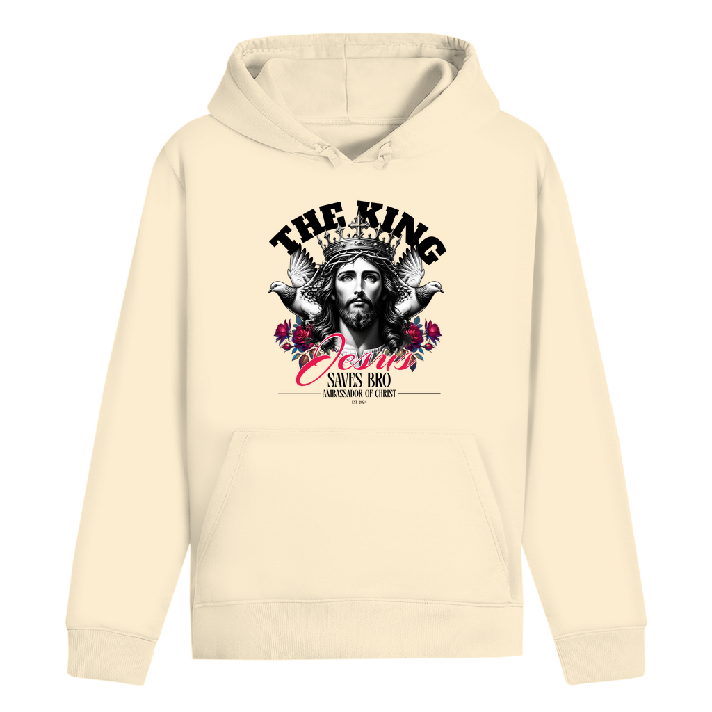 JESUS SAVES BRO - THE KING - HOODIE - UNISEX