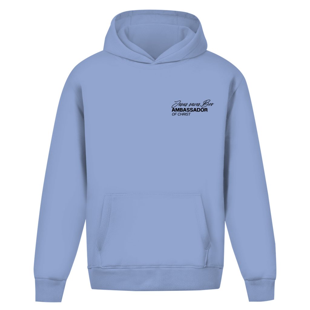 JESUS SAVES BRO - DER HERR IST MEIN FELS - OVERSIZE HOODIE - UNISEX