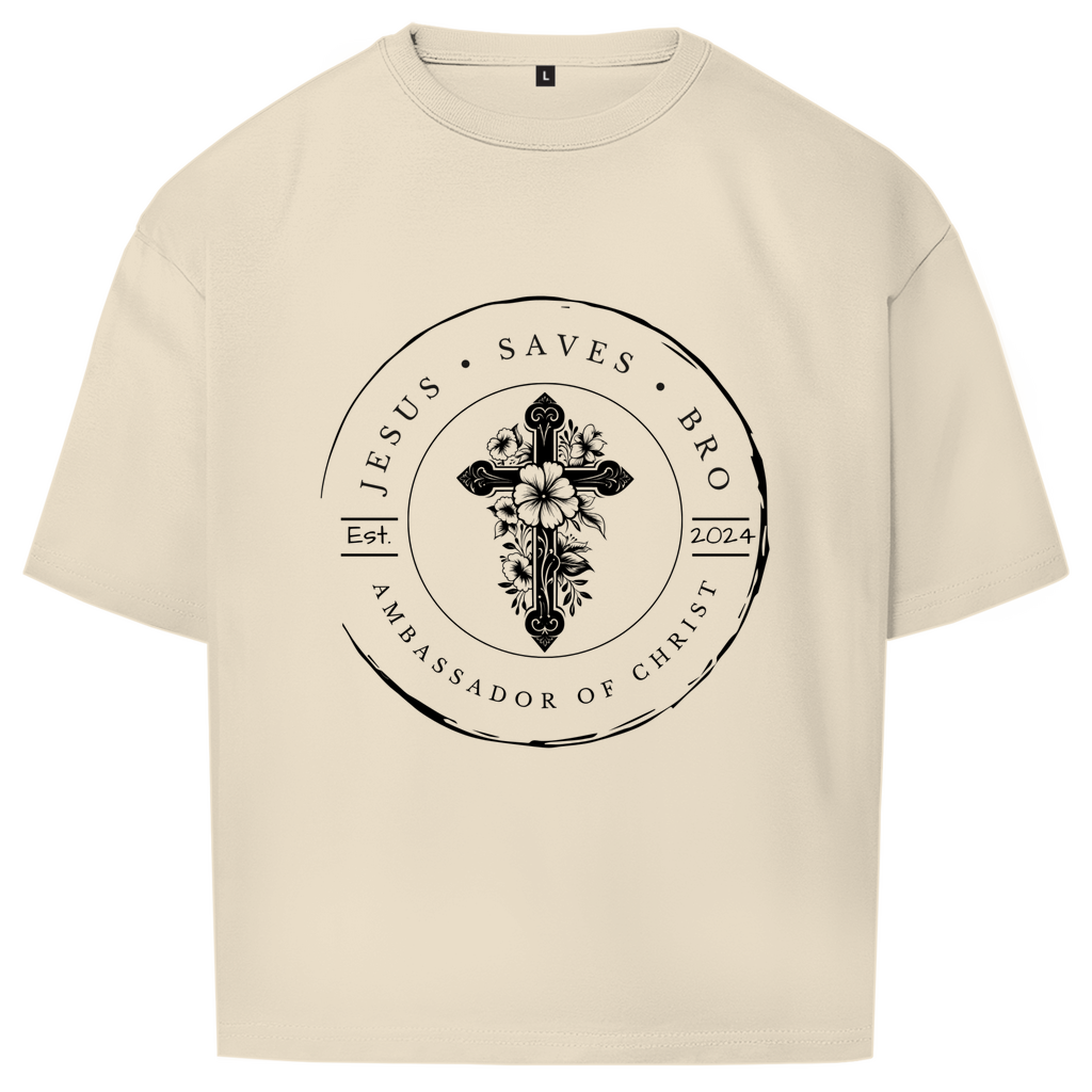 JESUS SAVES BRO - JSB-LOGO - OVERSIZE SHIRT - UNISEX