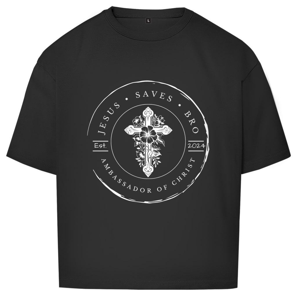 JESUS SAVES BRO - JSB-LOGO - OVERSIZE SHIRT - UNISEX