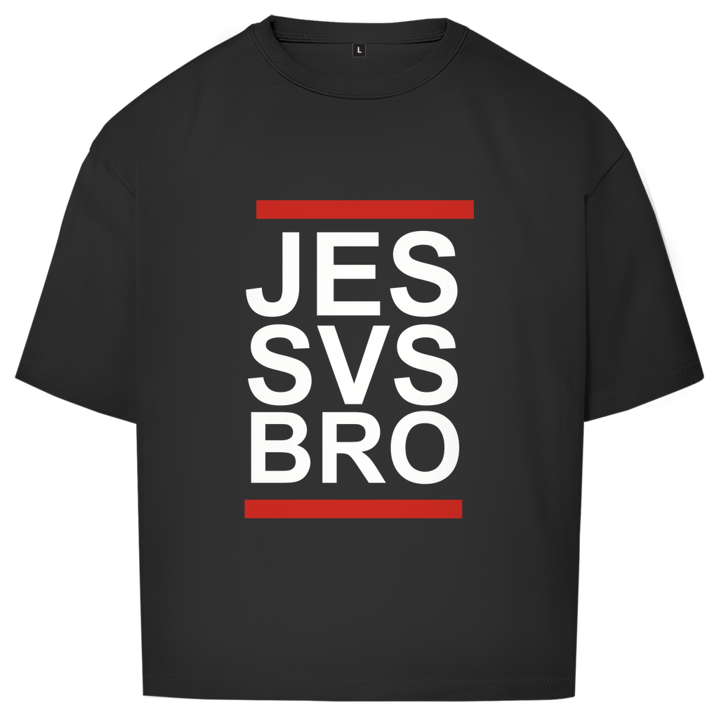 JESUS SAVES BRO - JES SVS BRO - OVERSIZE SHIRT - UNISEX