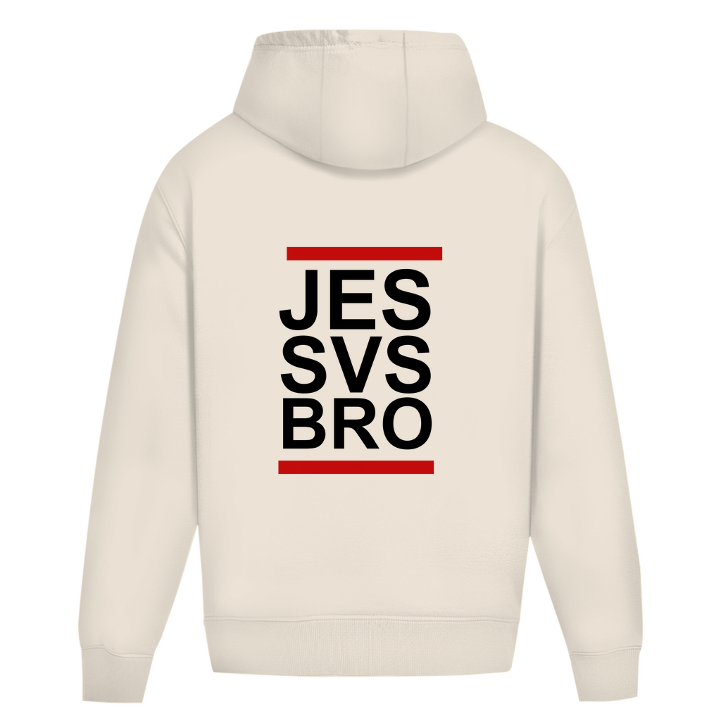 JESUS SAVES BRO - JES SVS BRO - OVERSIZE HOODIE - UNISEX